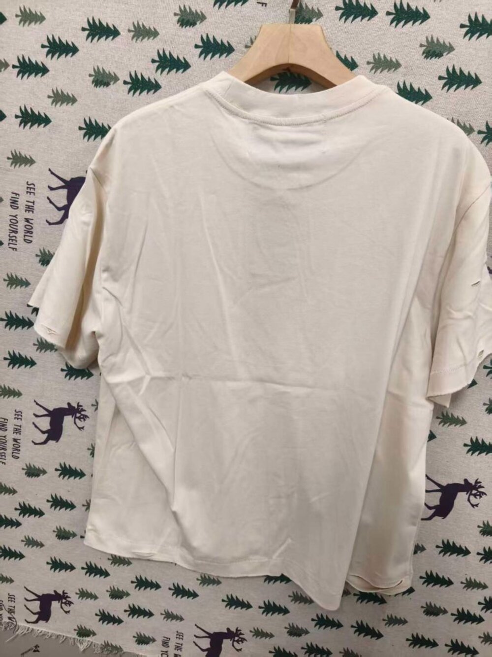 Paly Hollywood My Own Private Hollywood T-Shirt, Off-White - Picture 5 of 5